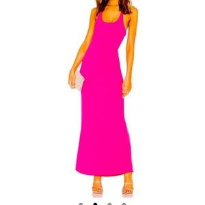 By the way hot pink dress! Never worn but no tags on it.